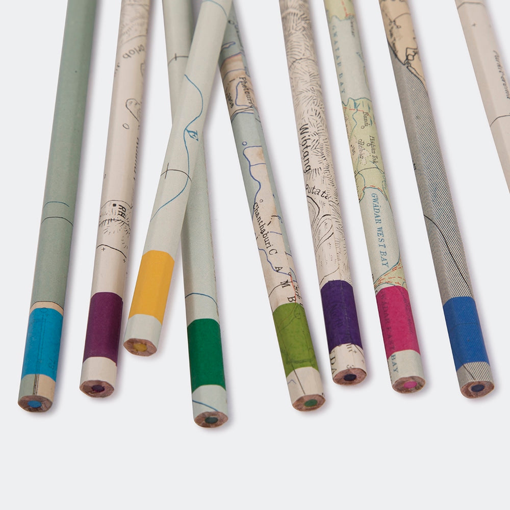 Colour Pencils - Maps Box of 12 | Anand Prakash