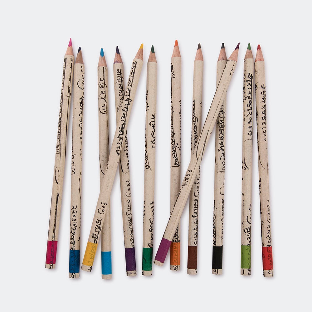Colour Pencils - Vintage Docs. Box of 12