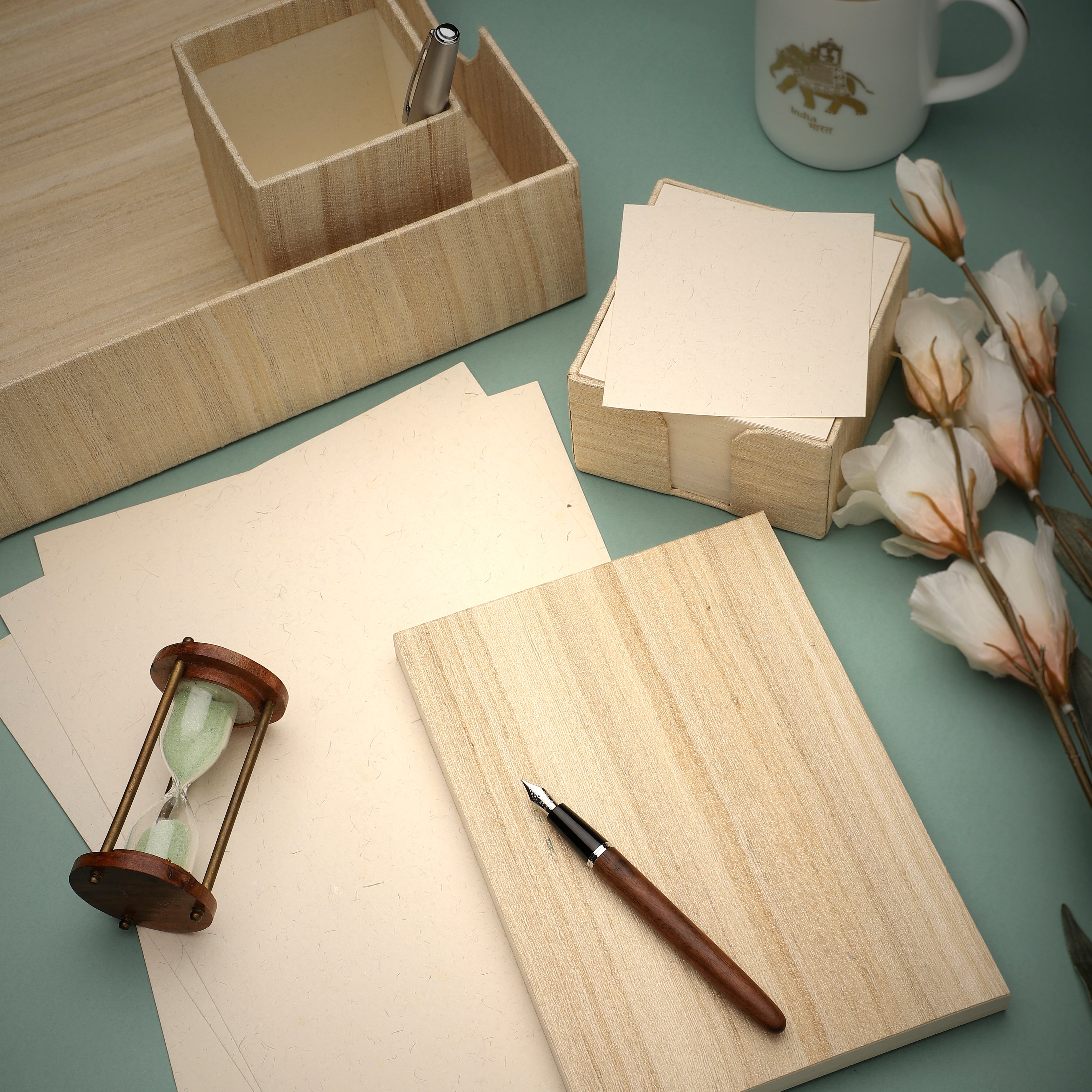 Office Set - Tussar Handloom Silk