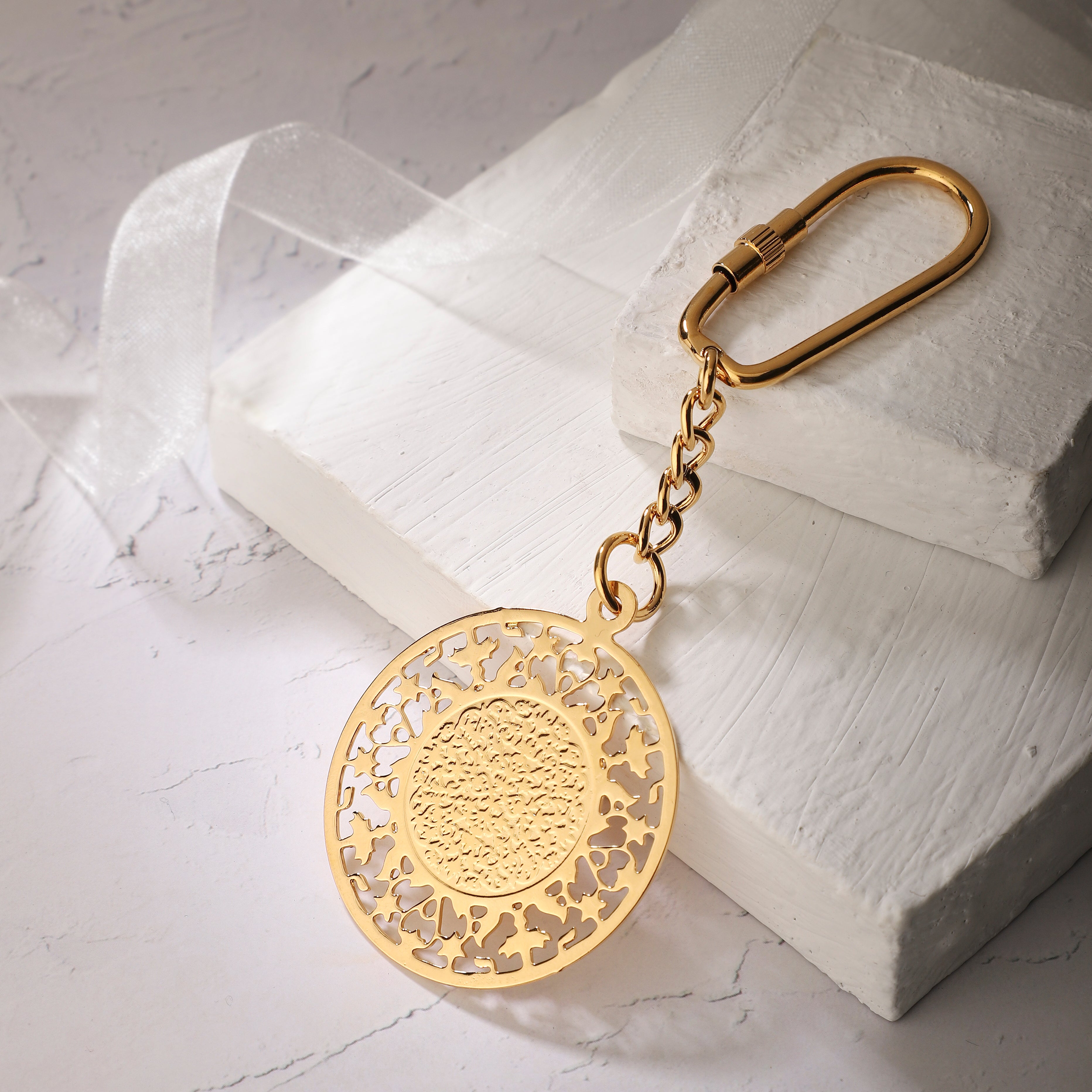 Keychain Circle - Goldplated | Anand Prakash