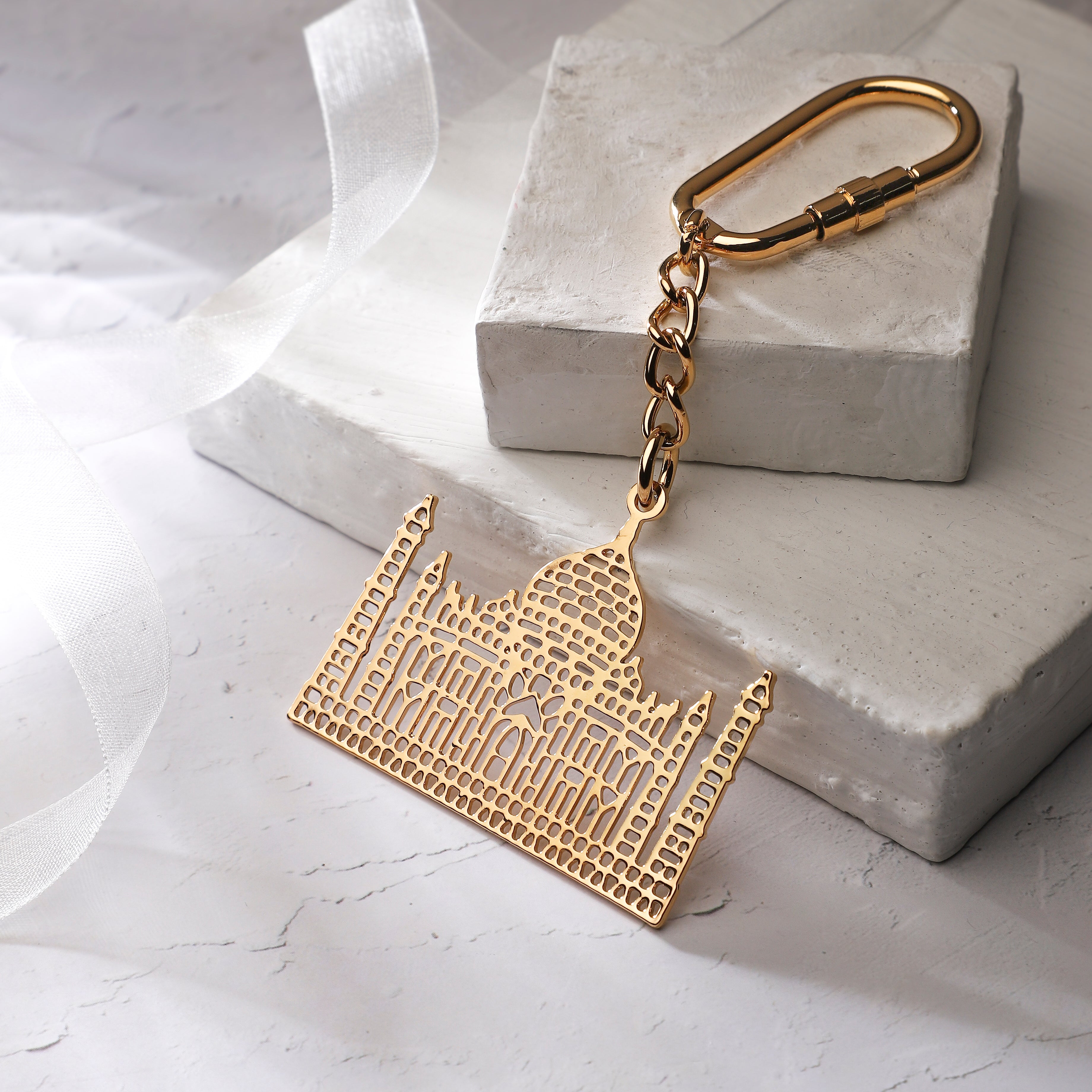 Keychain Taj Mahal - Goldplated | Anand Prakash