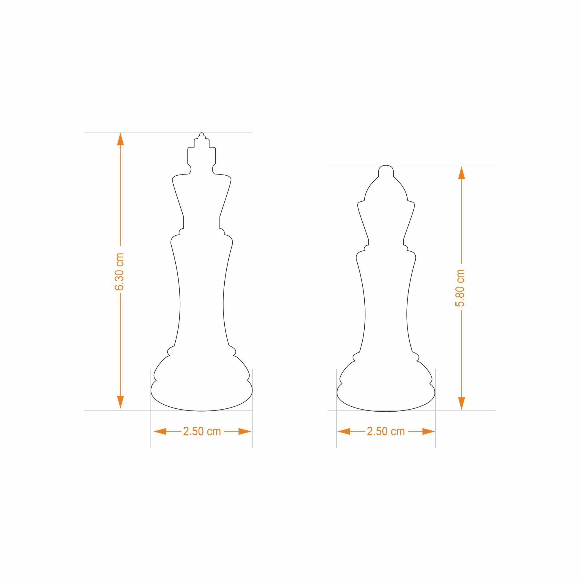 Paperweight Chess - King & Queen | Anand Prakash