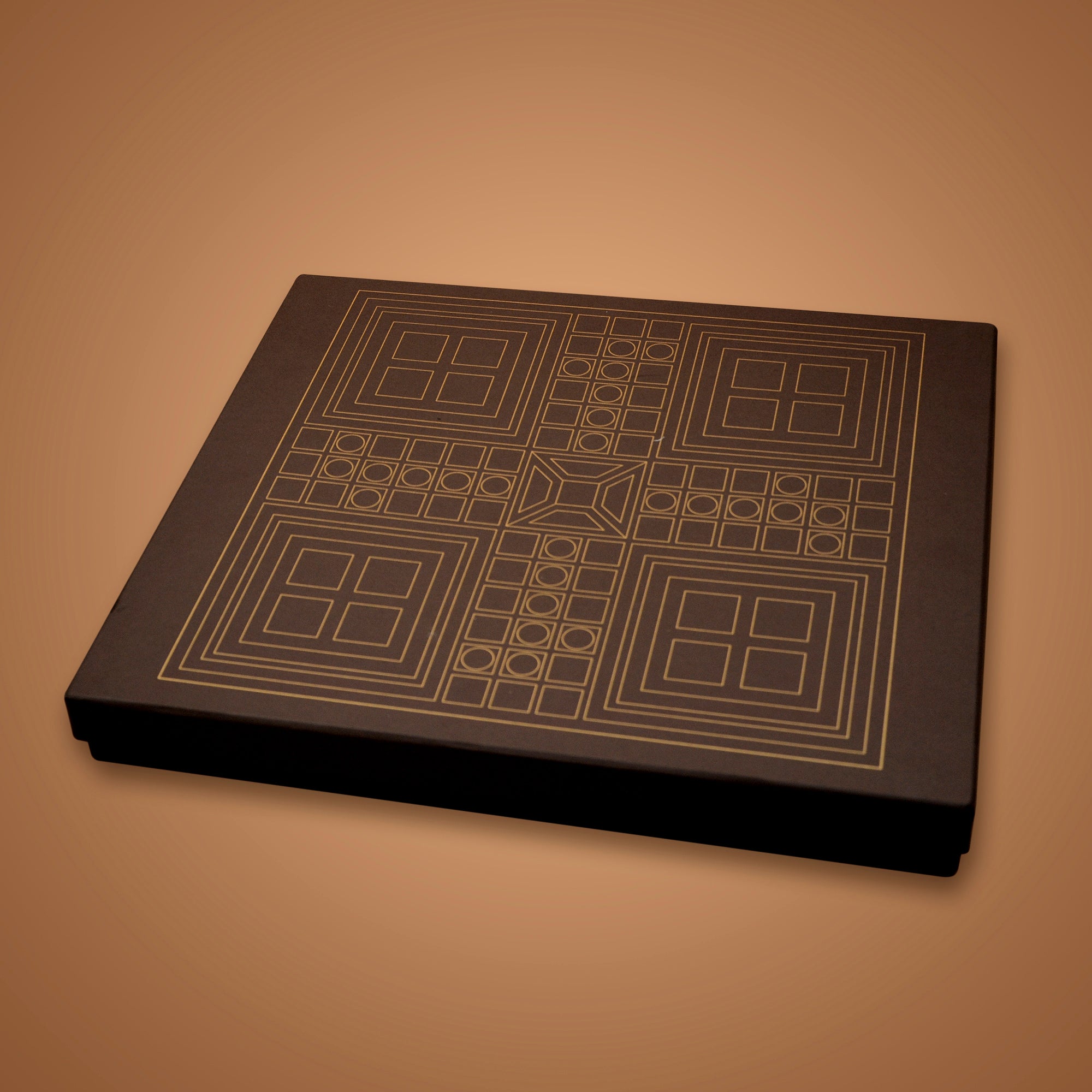 Teakwood Ludo With Metallic Tokens | Anand Prakash