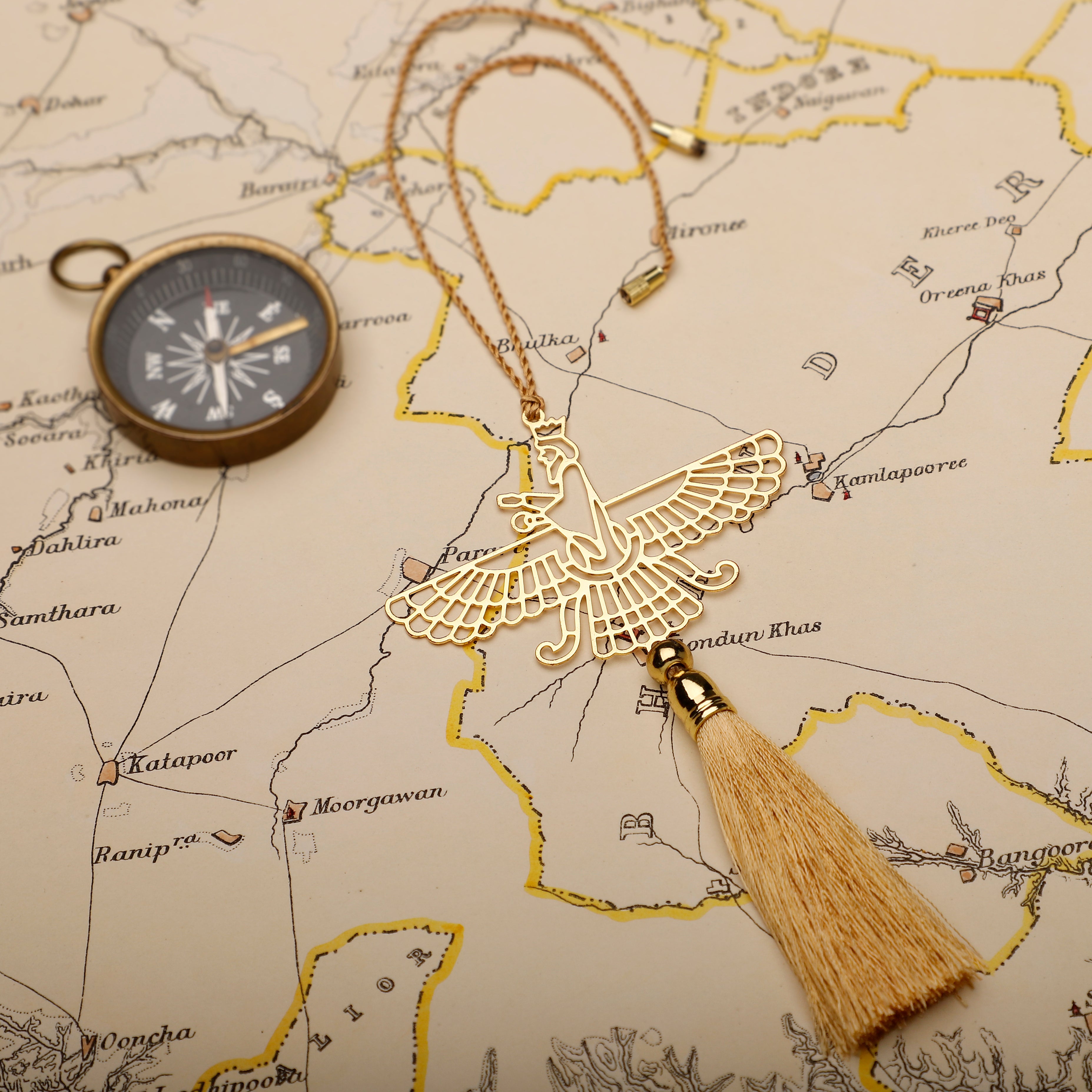 #items_car ornament goldplated