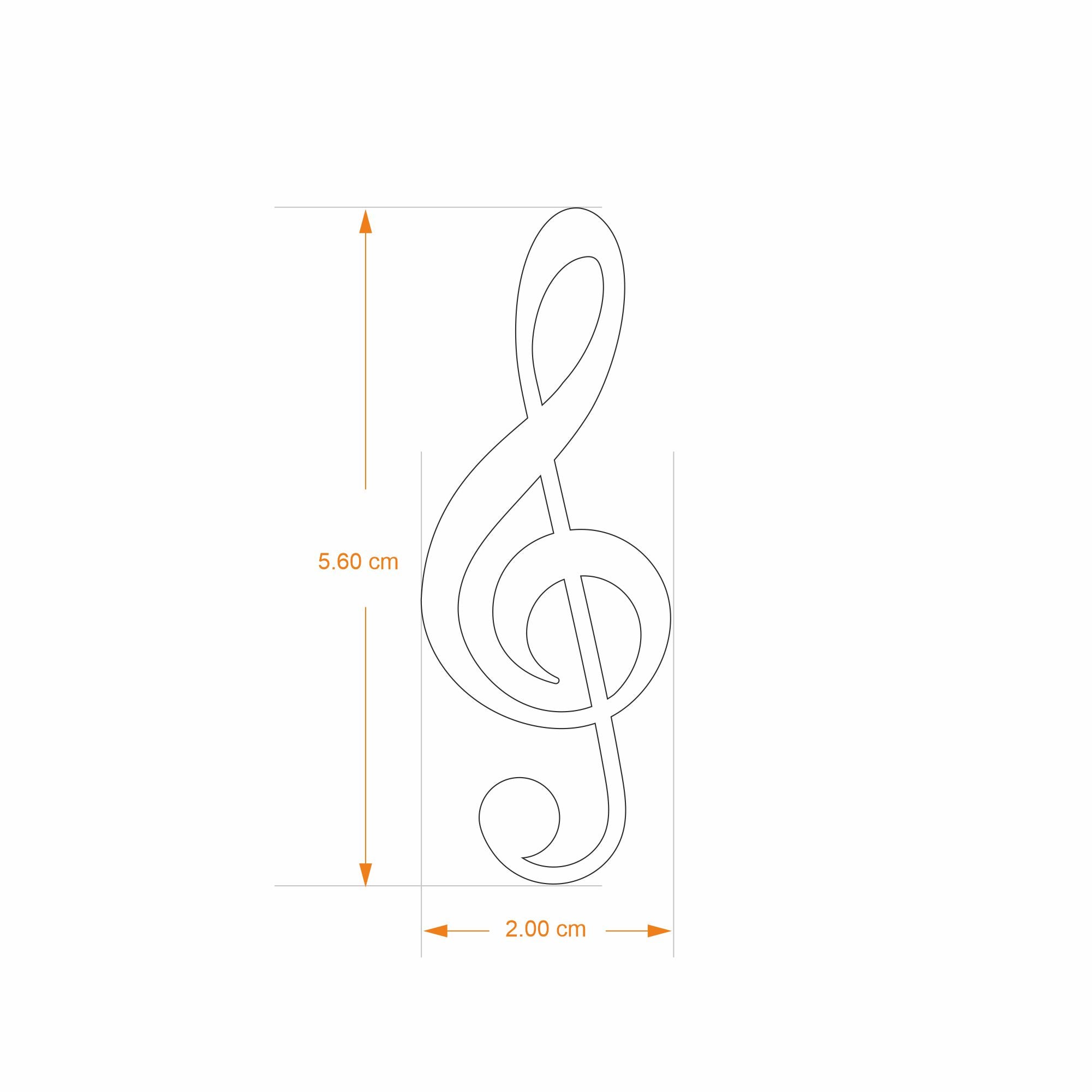 Bookmark Musical Symbol Clef | Anand Prakash