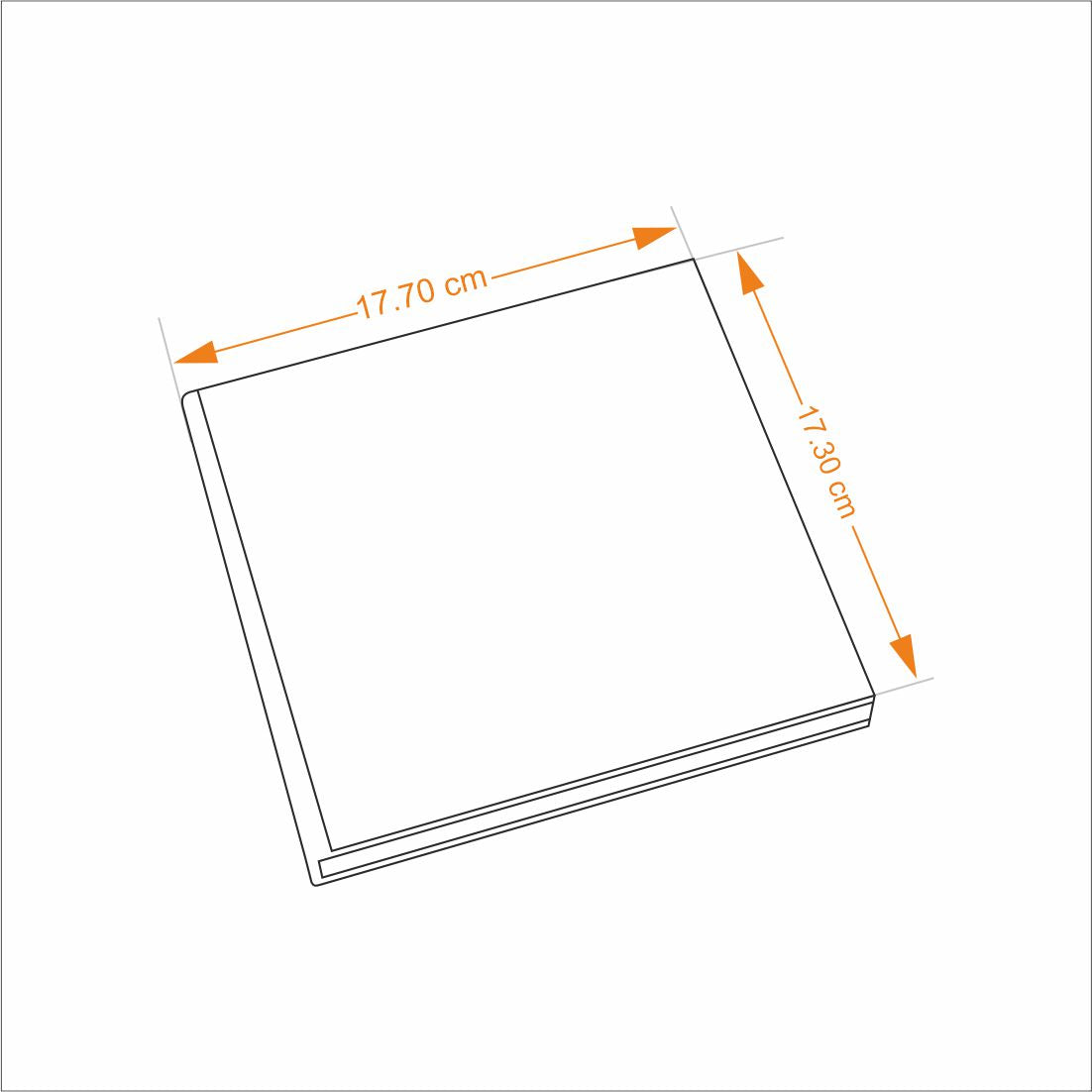 Journal Qutub Minar - Handprinted by Silkscreen