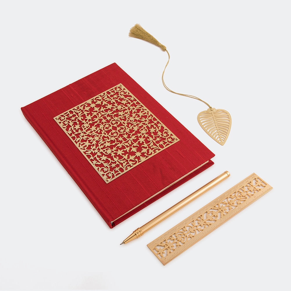 Journal Luxe Silk Scale & Pen Set