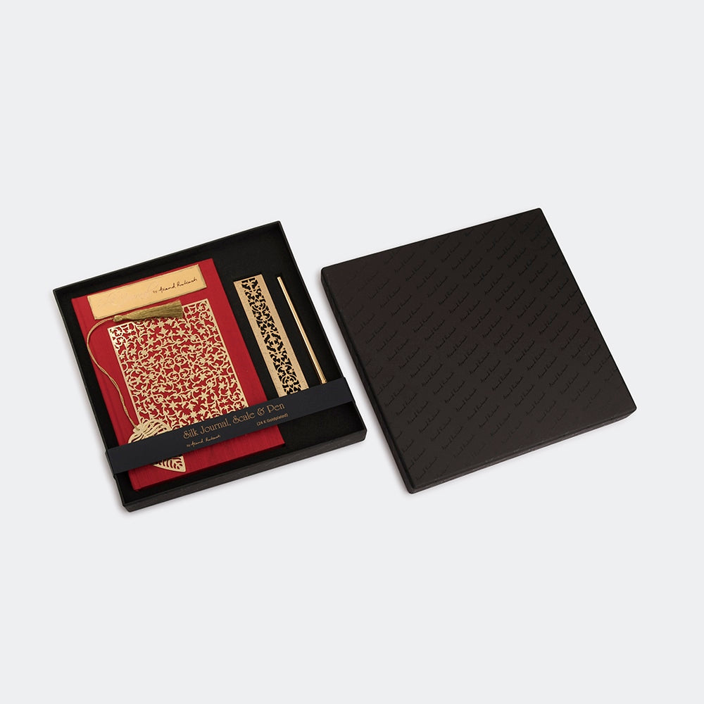 Journal Luxe Silk Scale & Pen Set
