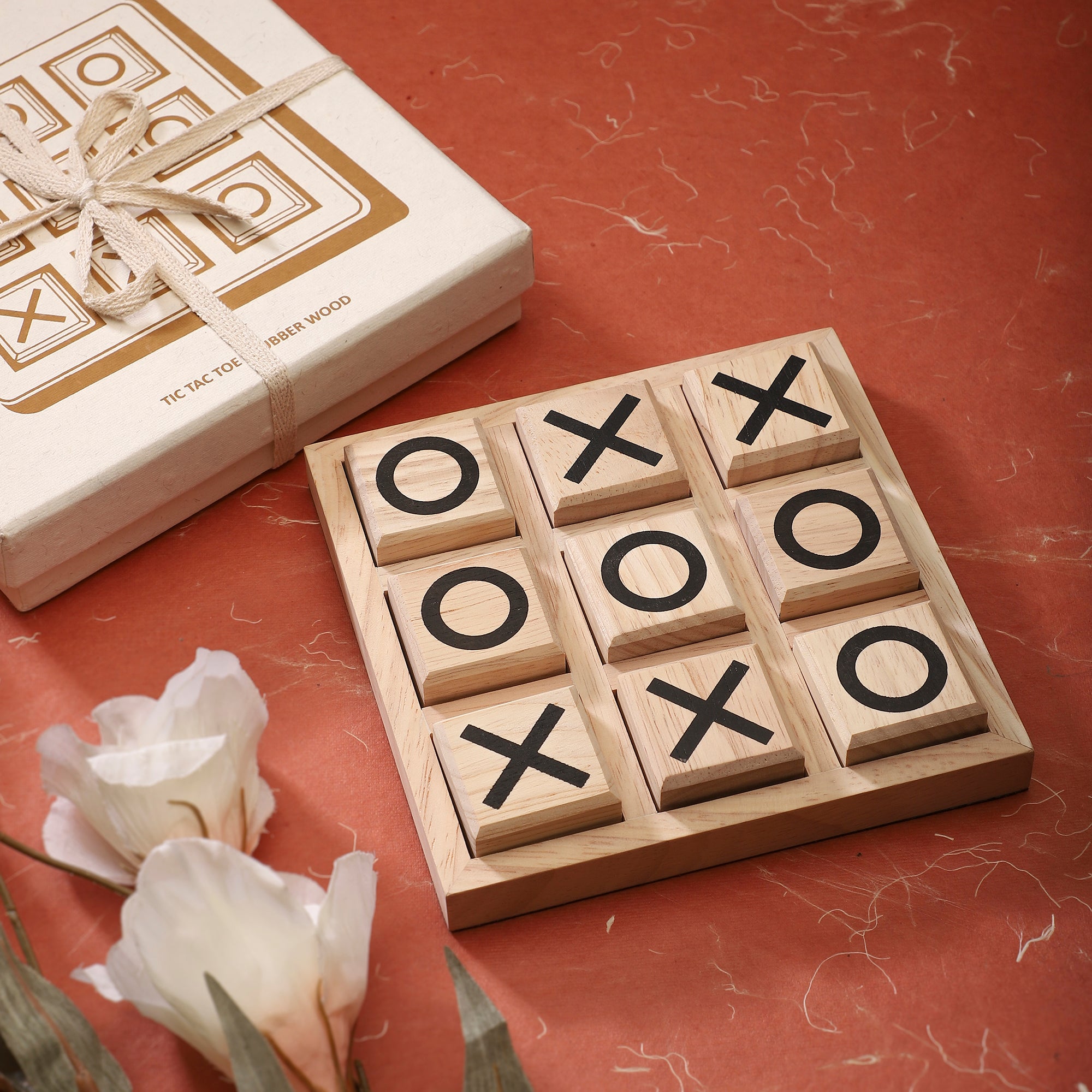 Tic Tac Toe - Rubber Wood | Anand Prakash