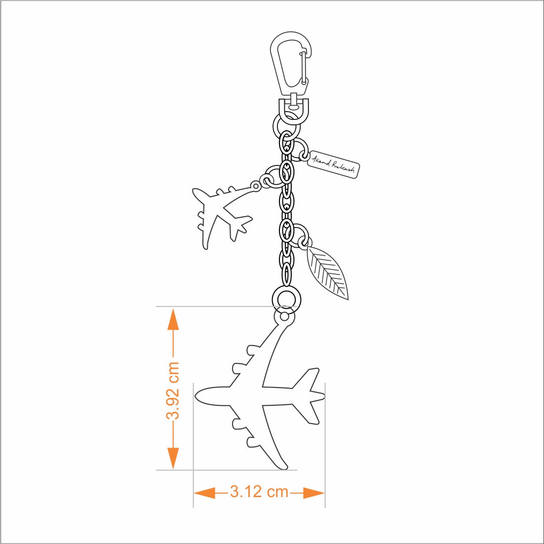 Bag Charm Aeroplane | Anand Prakash