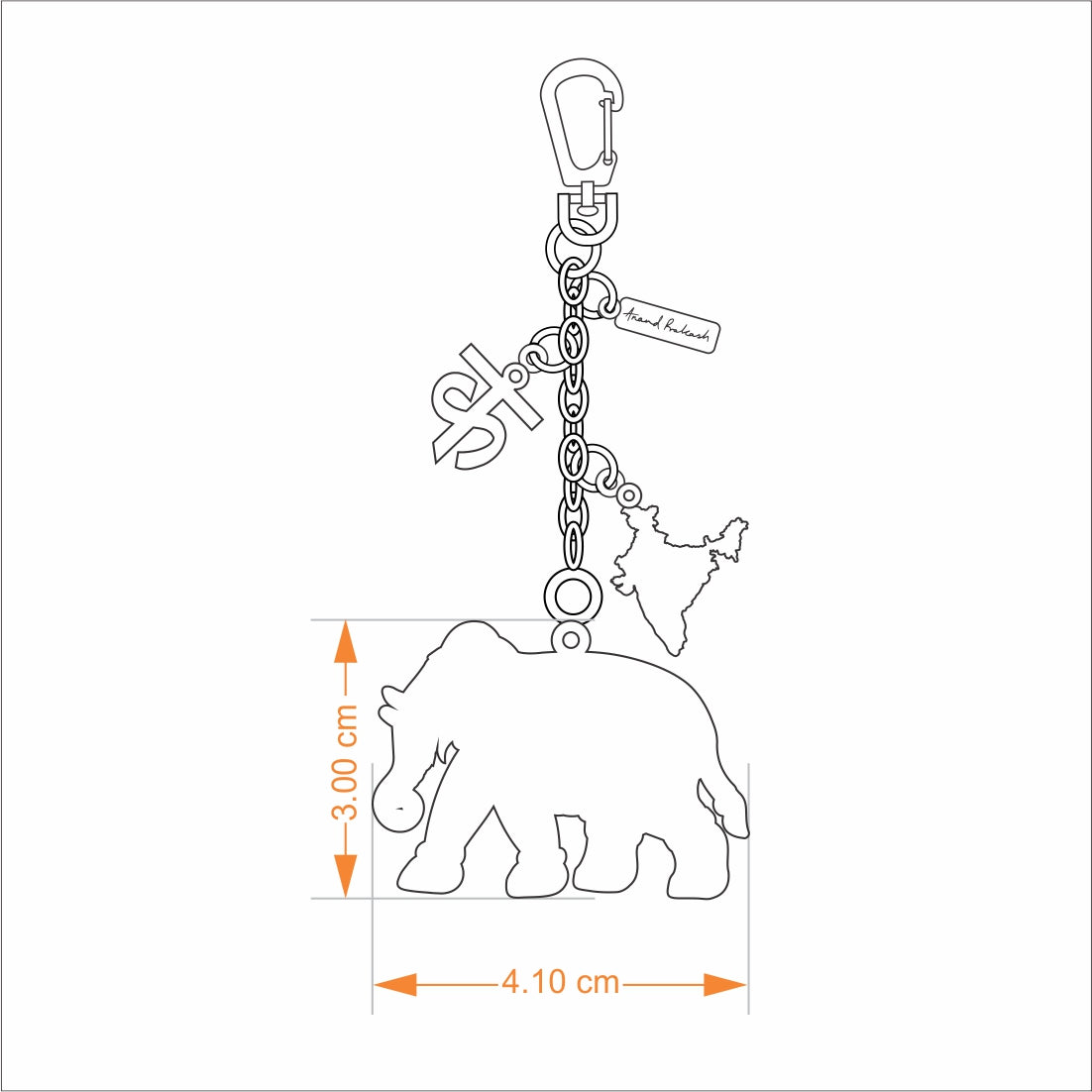 Bag Charm Elephant | Anand Prakash
