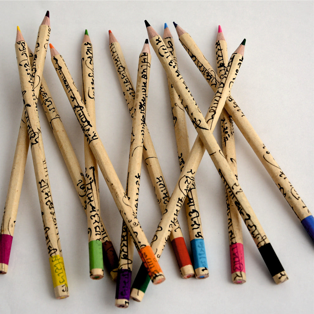 Colour Pencils - Vintage Docs. Box of 12