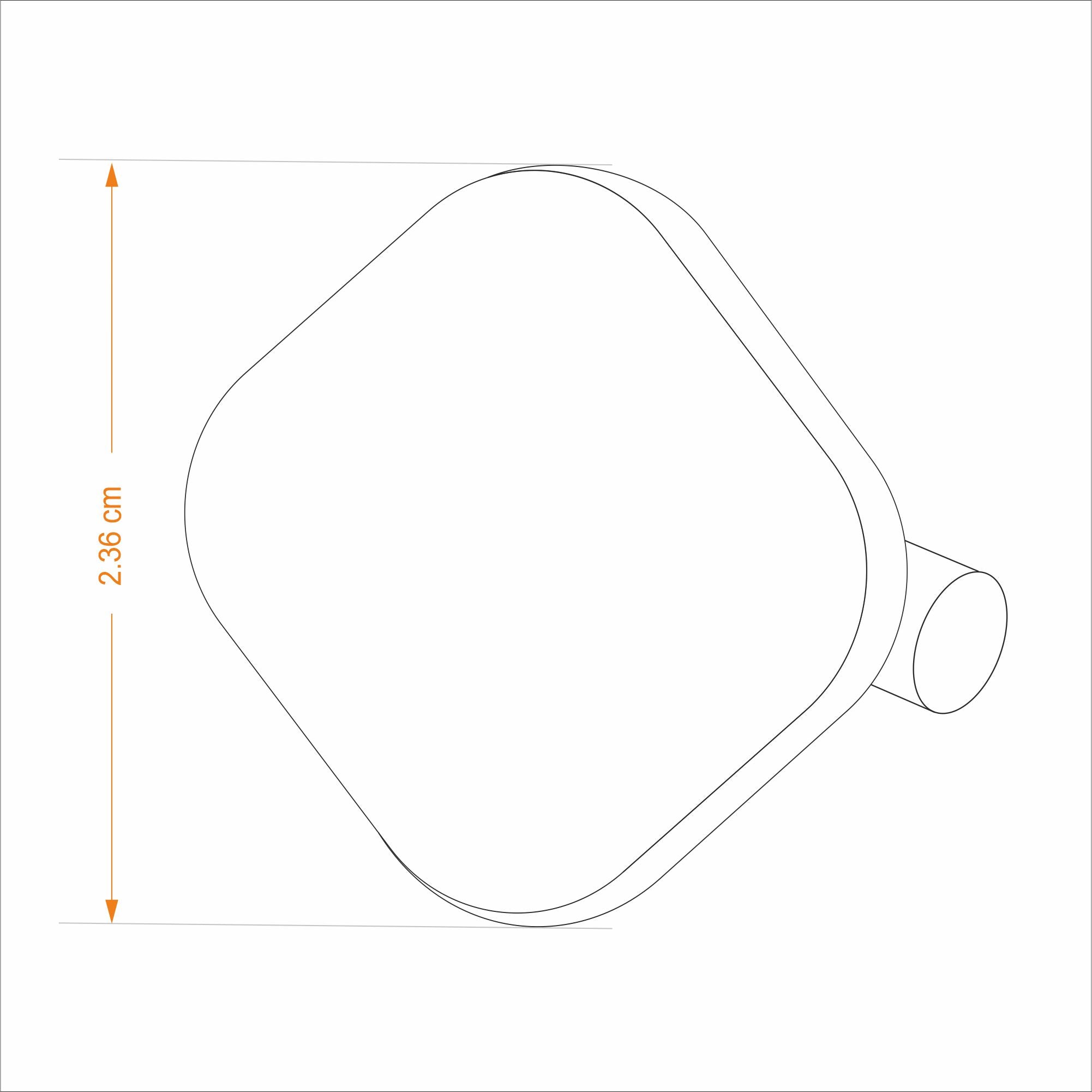 Cufflinks Half Anna - Goldplated | Anand Prakash