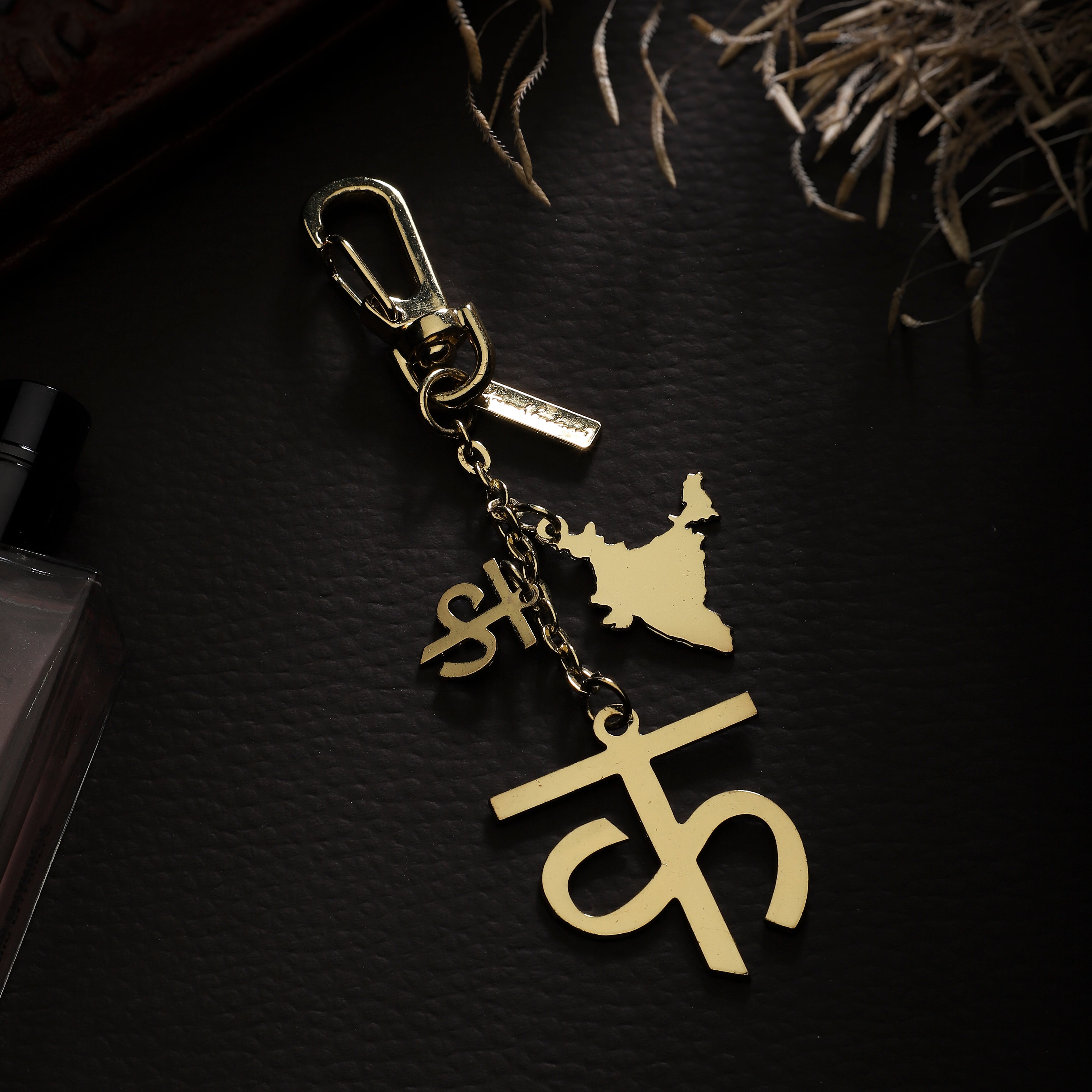Bag Charm Hindi Letter
