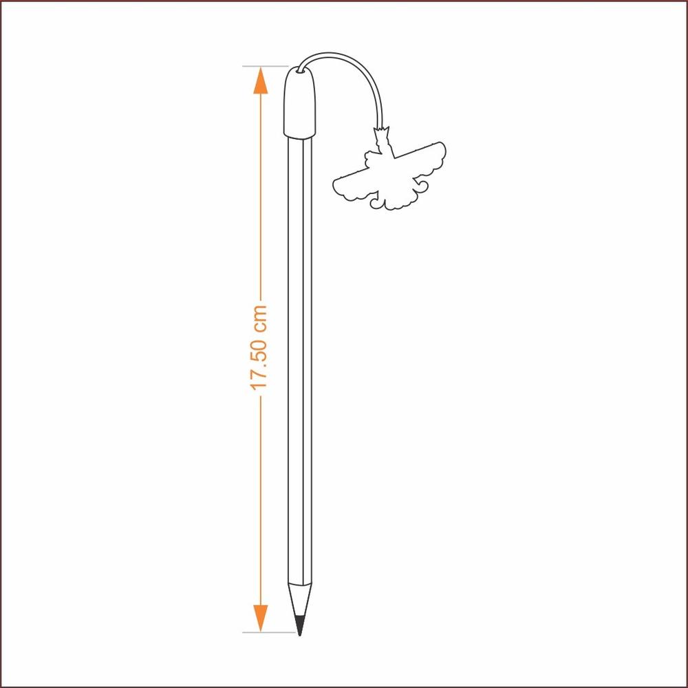 #items_pencil with charm goldplated