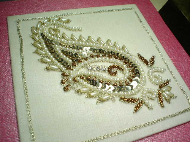 Hand Embroidered Card