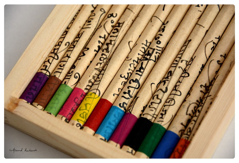 Handmade colour pencils