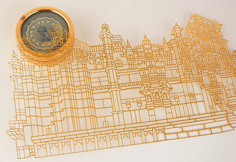 Palace in brass