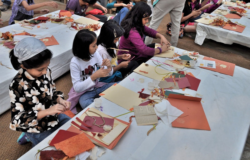 Workshop on Recycling at Bookaroo Childrens Literature Festival