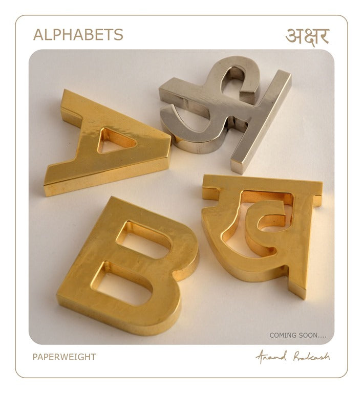 Alphabet Paperweights