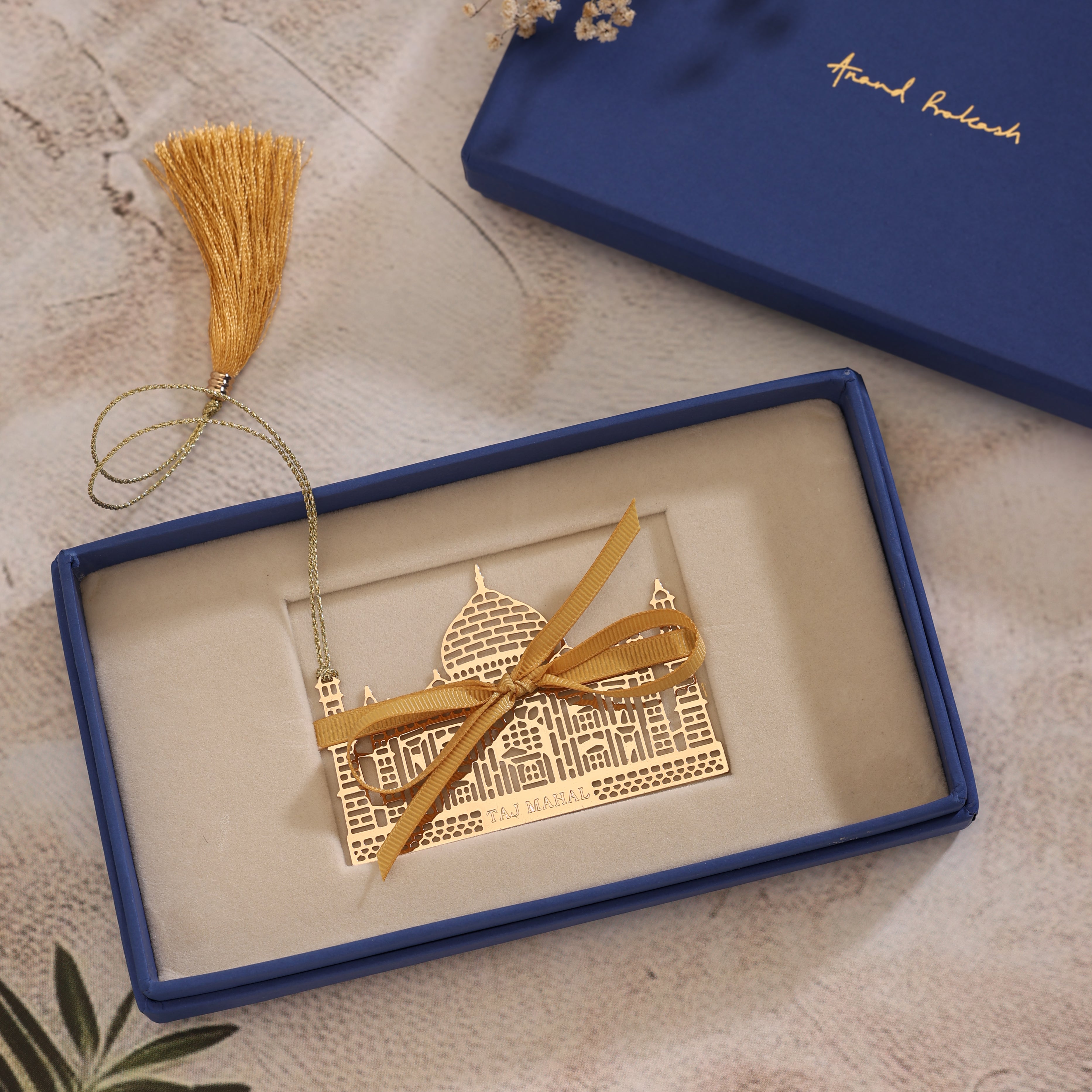 #coating_Gift Box & Bookmark Taj Mahal