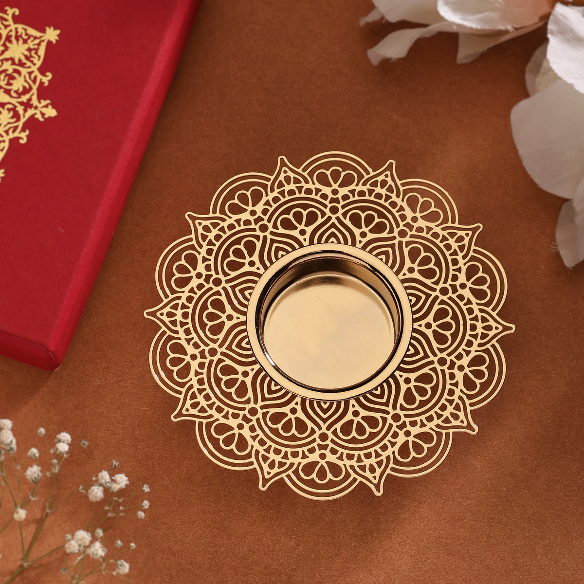 Prabha Mandala Tealight Holder (Single)