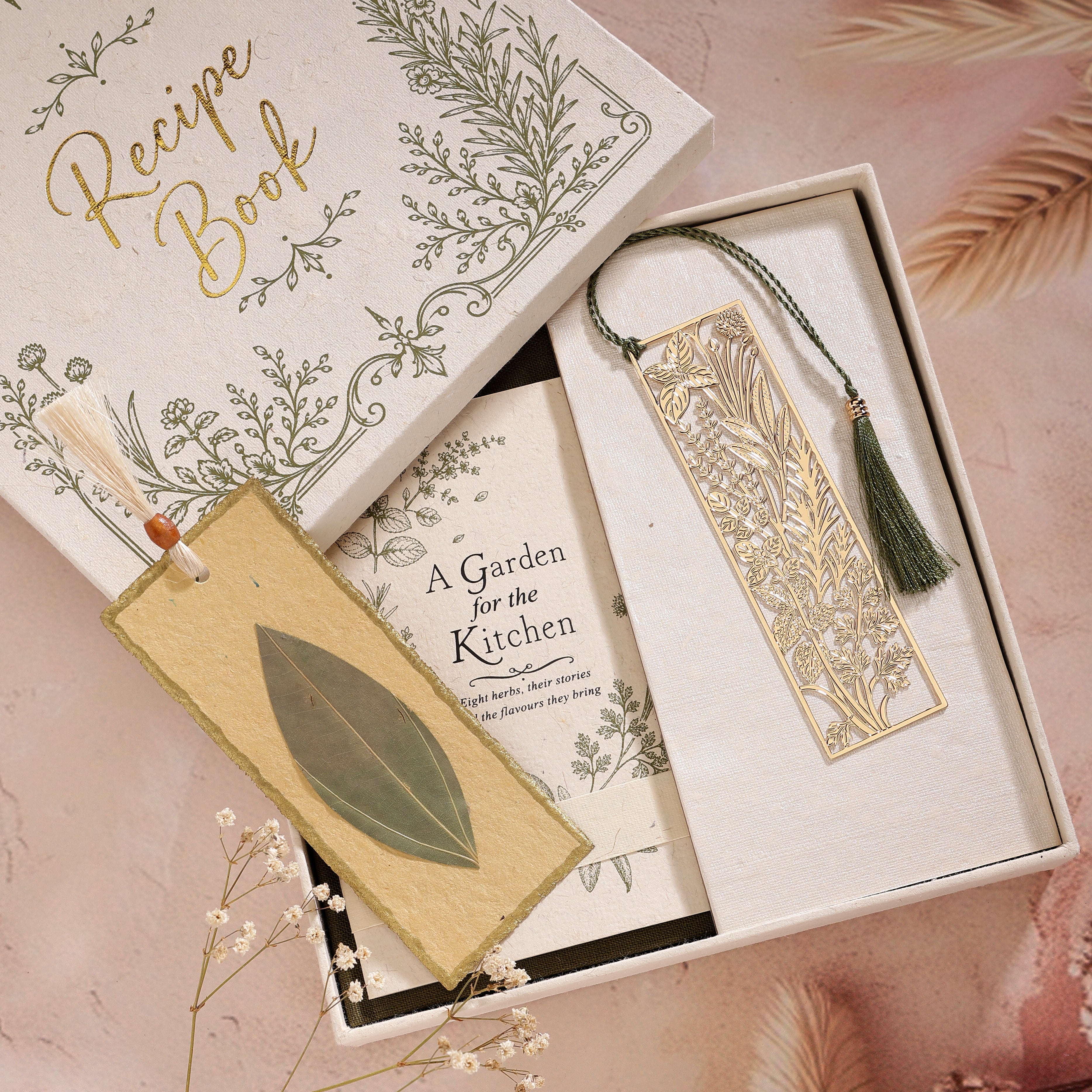 A Garden for the Kitchen — Handcrafted Recipe Book Gift Set