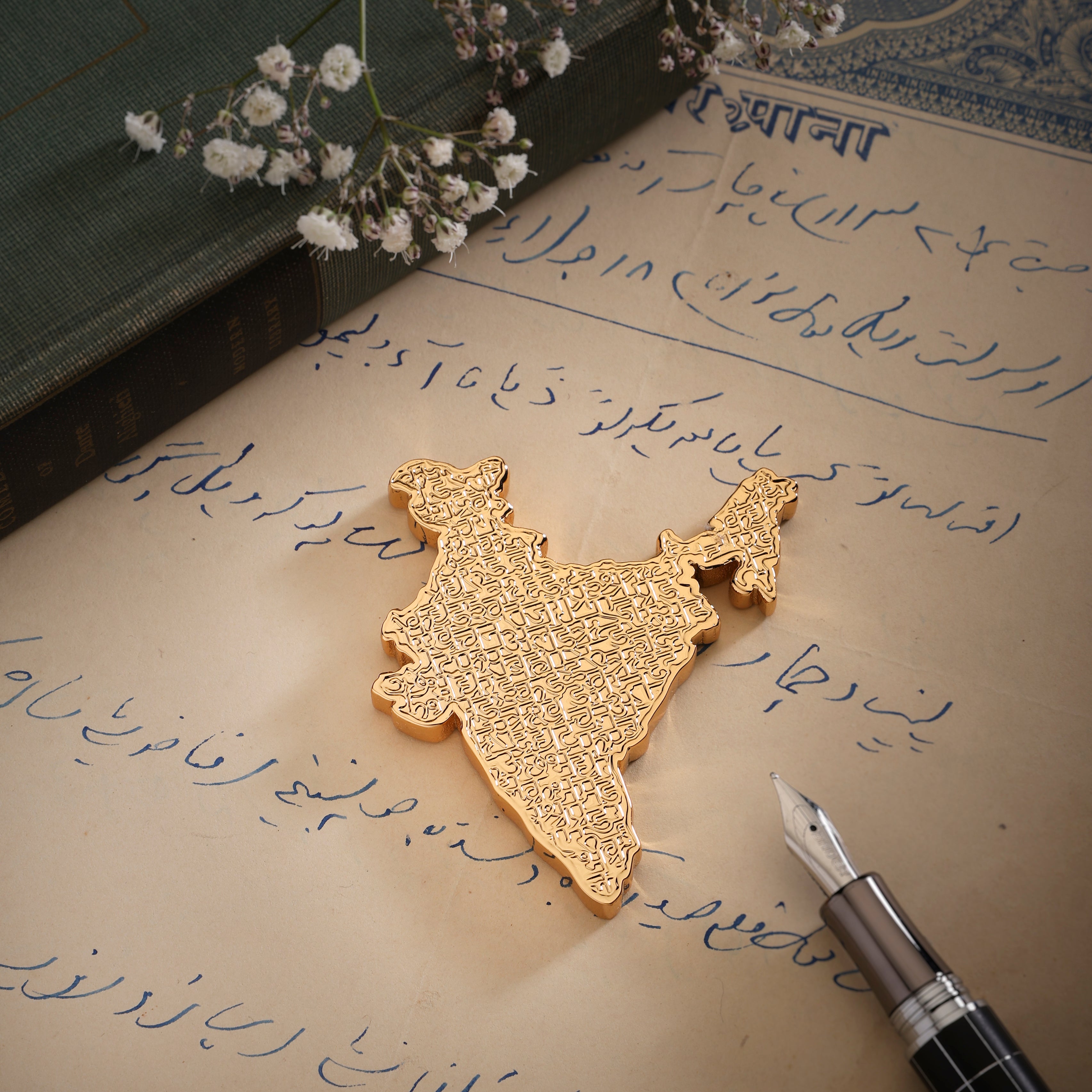 Paperweight - India Map