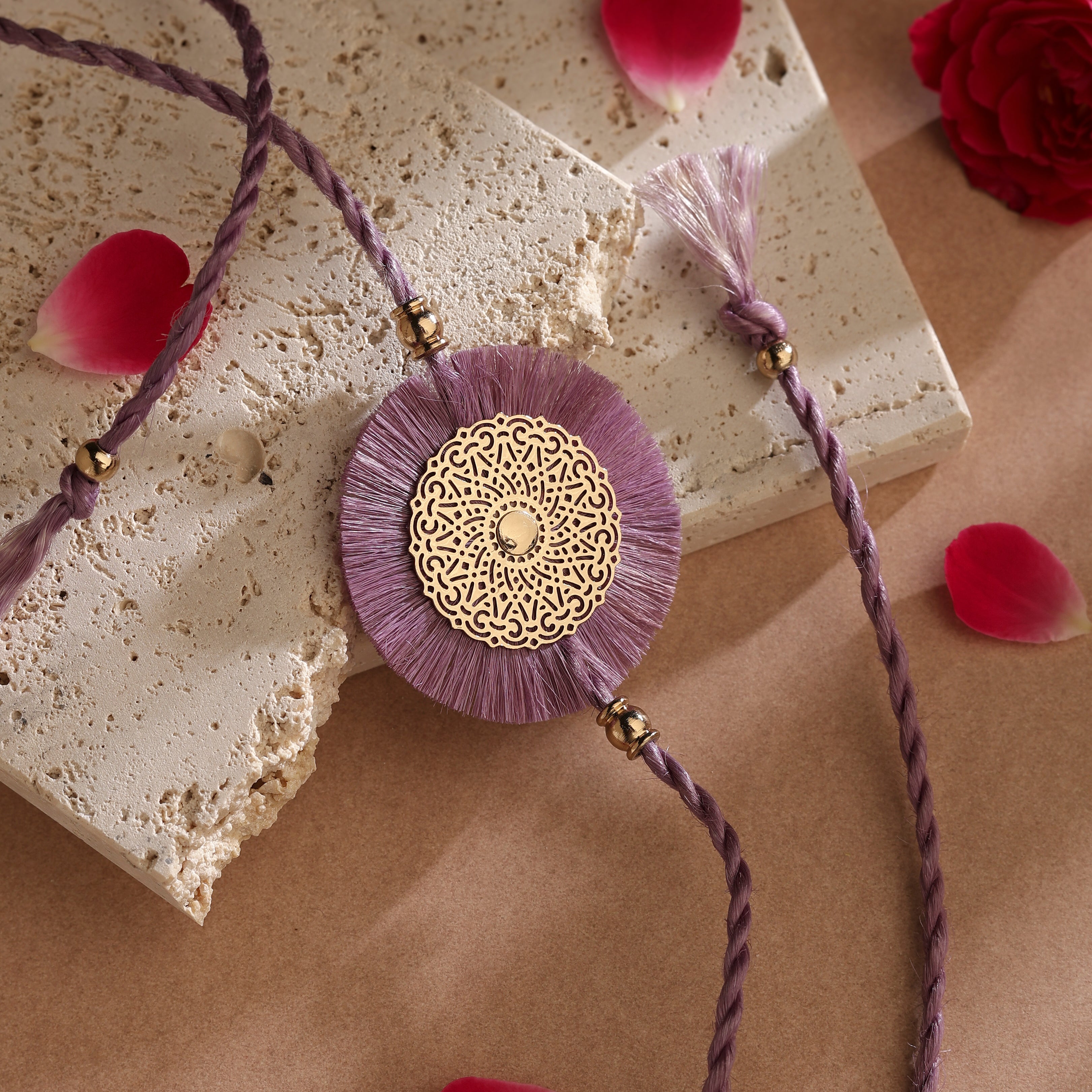 Rakhi Jute & Brass - Lavender