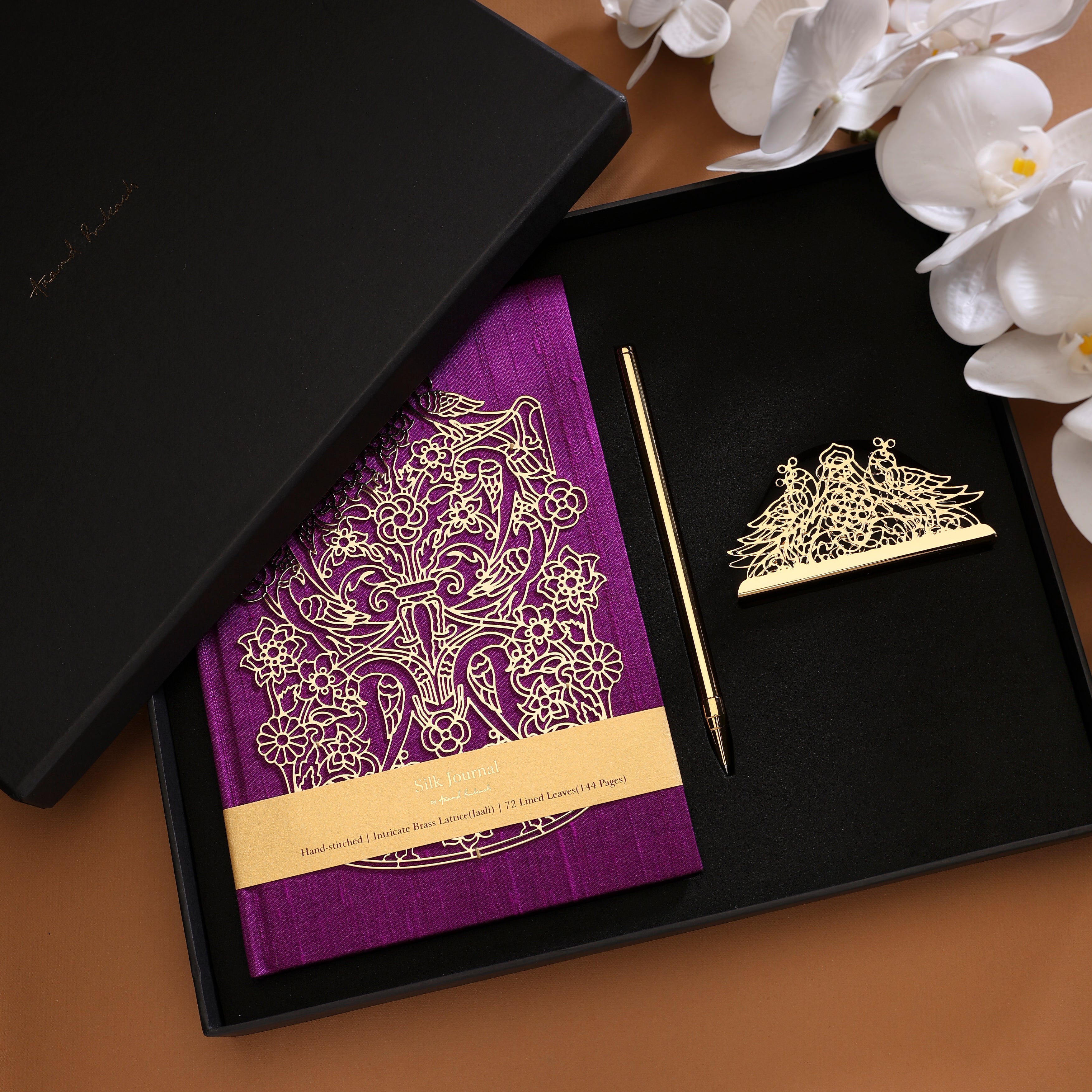 Peacock Symphony Luxe Gift Set - Goldplated