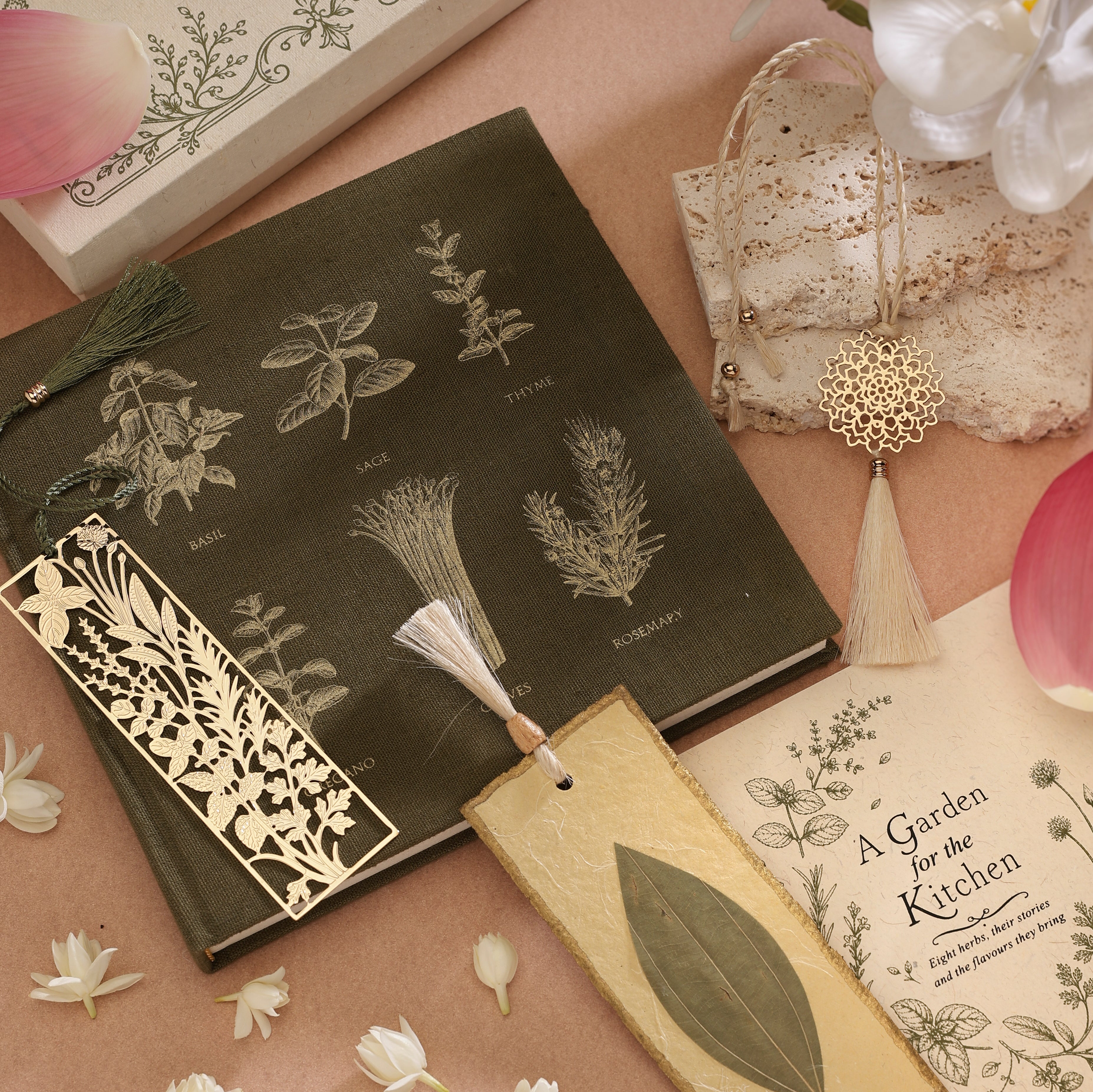 Rakhi Gift Box - A Garden for the Kitchen Recipe Book & Lumba