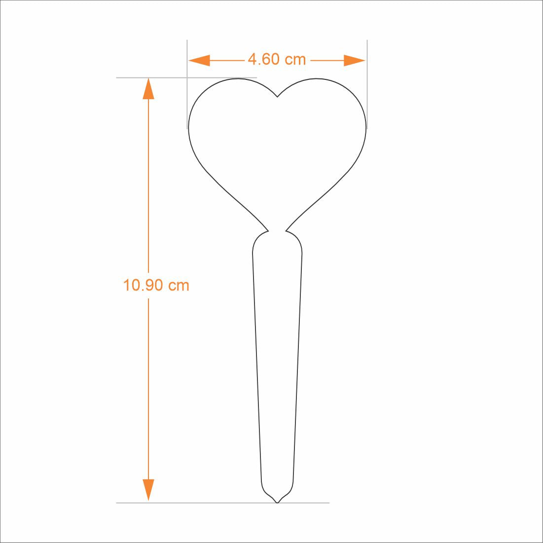 Bookmark Clip Design - Layered Heart | Anand Prakash