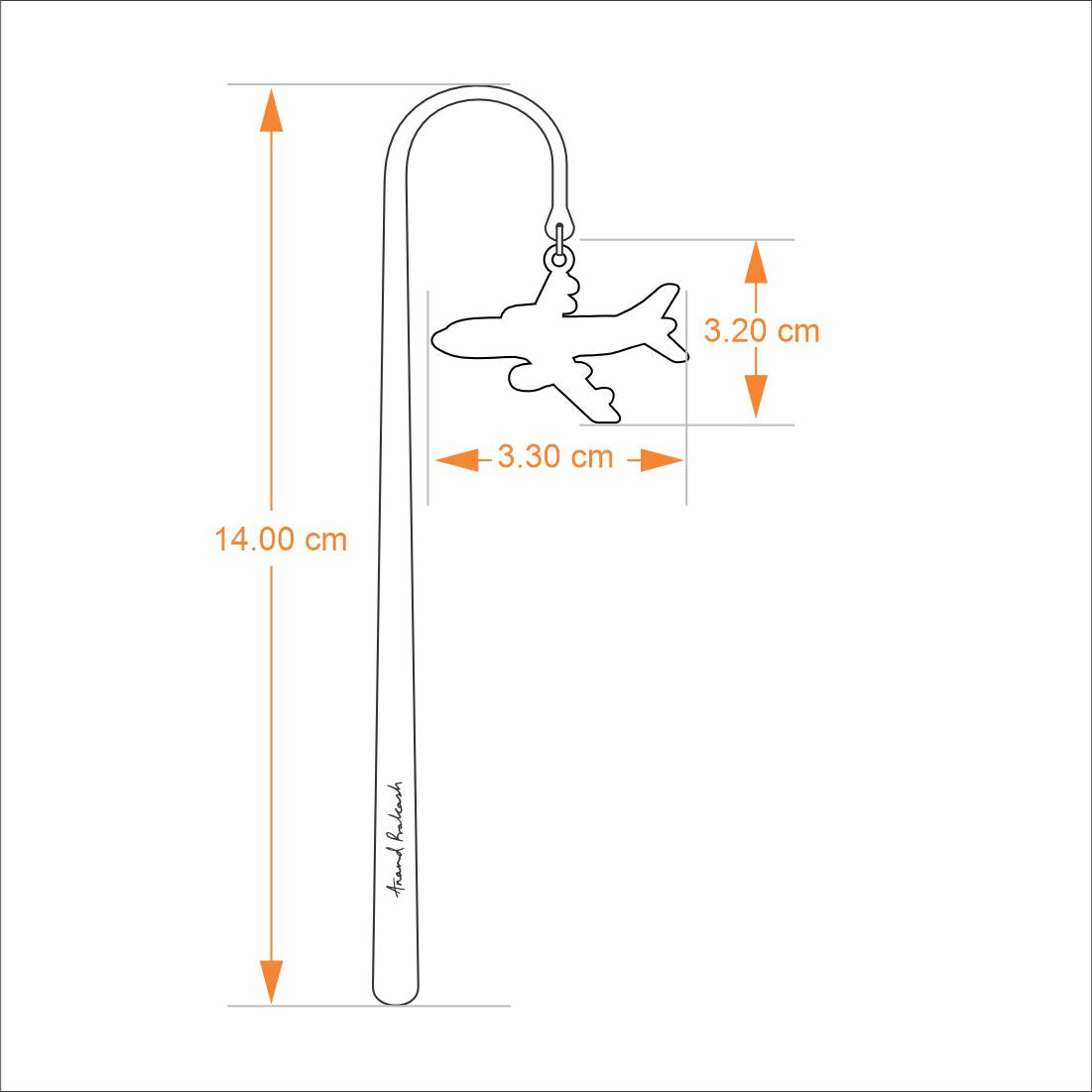 Bookmark Hook Design - Aeroplane