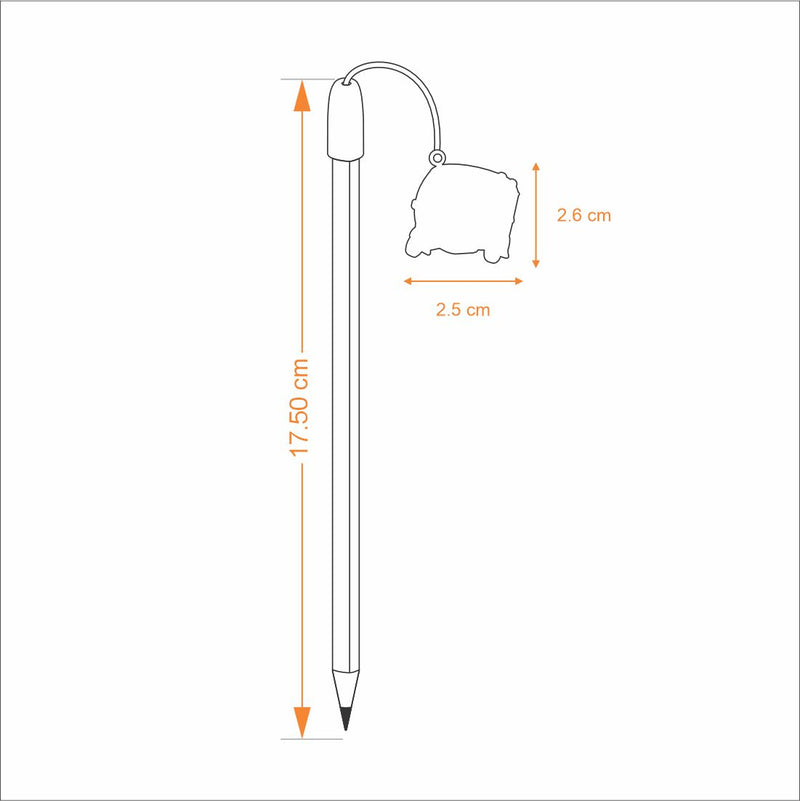 Pencils with Charms - Assorted