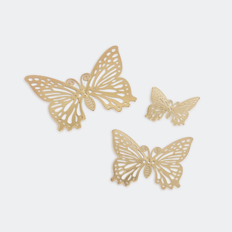 Decorative Brass Butterfly Ornaments