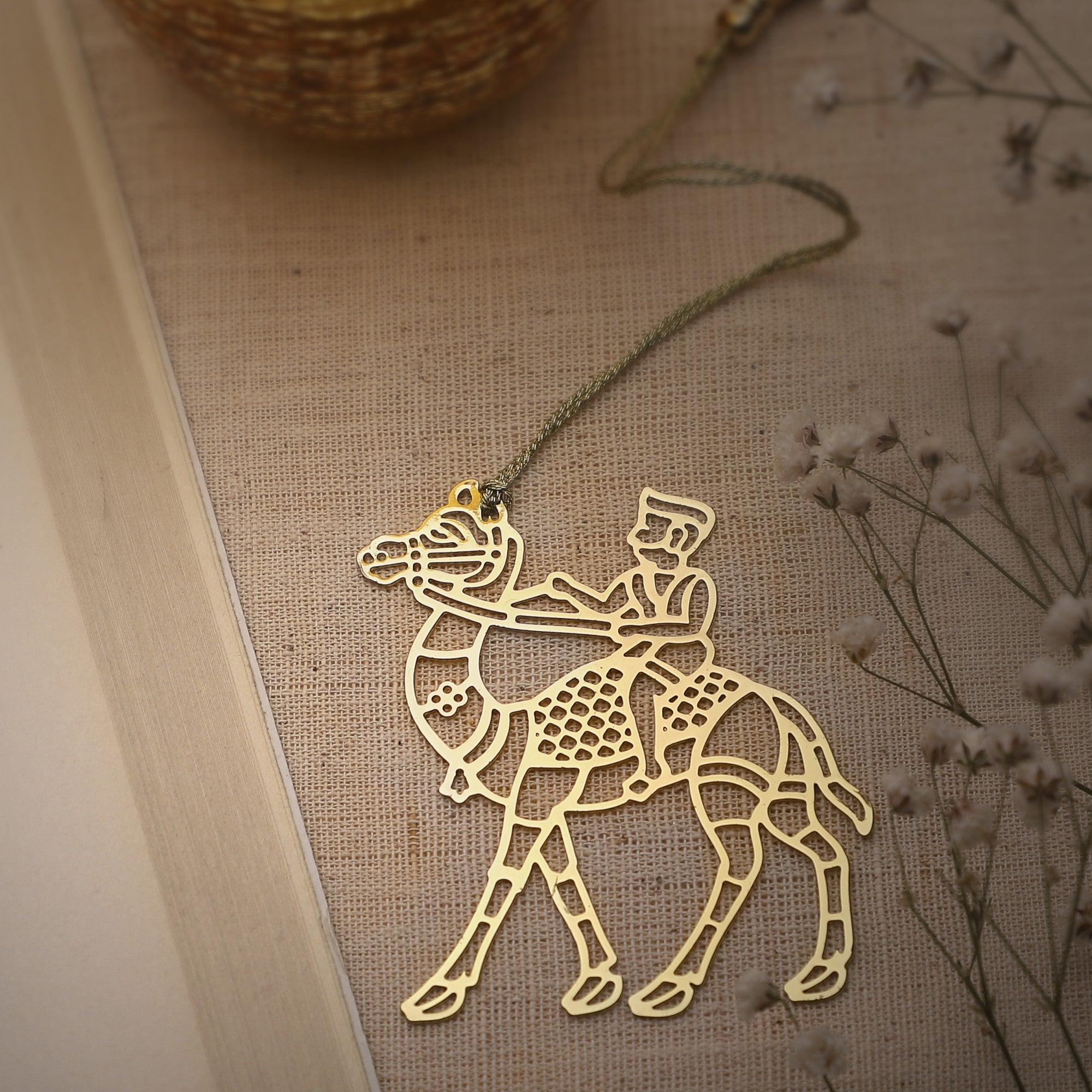 Bookmark Camel Goldplated