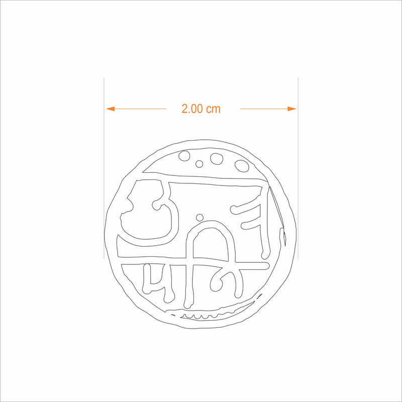 Cufflinks - Chhatrapati Shivaji Maharaj - Hon Coin