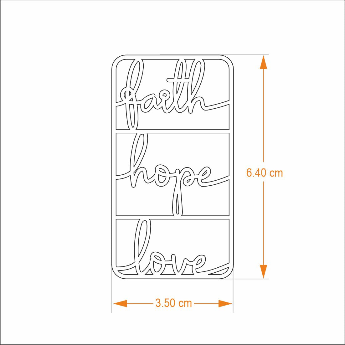 Bookmark Faith Hope Love | Anand Prakash