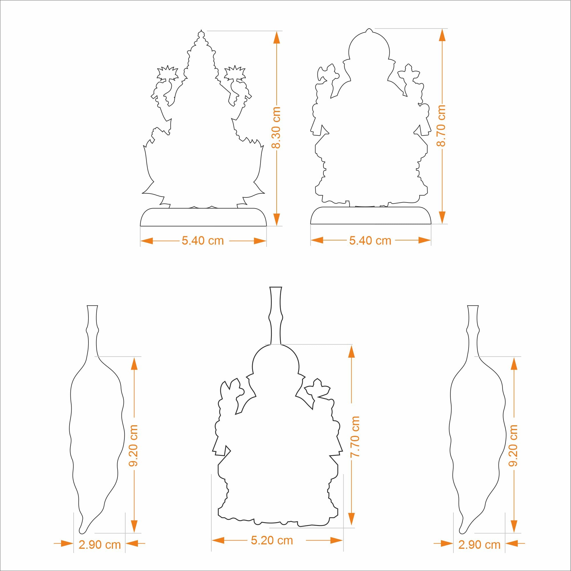 Gift Set - Sri Ganesha & Goddess Mahalaxmi + Door Hanging