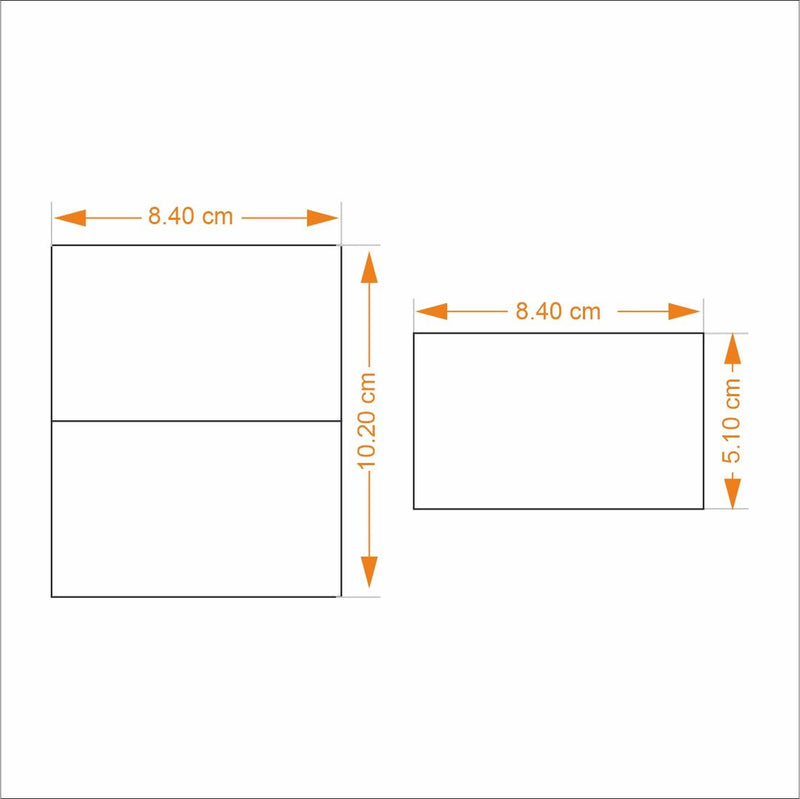 Gift Tags & Envelopes - Rectangular Sets of 10