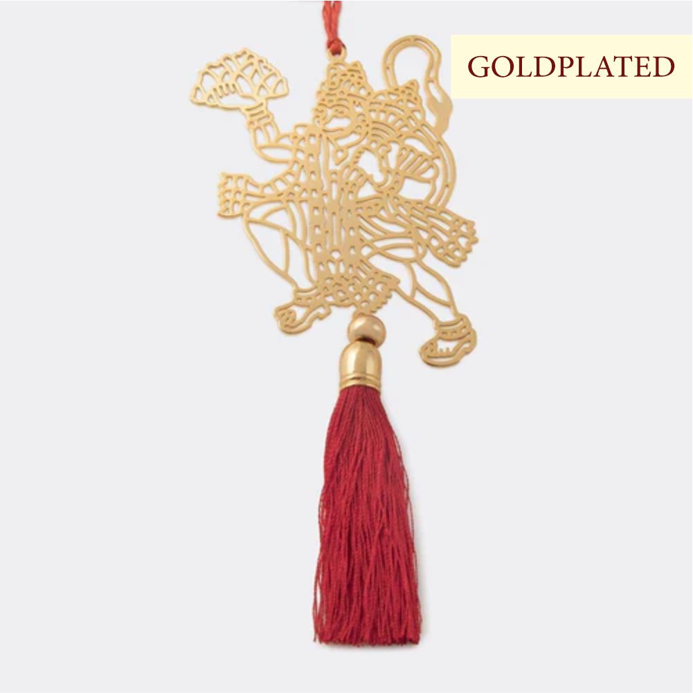 Car Hanging - Sri Hanuman Goldplated