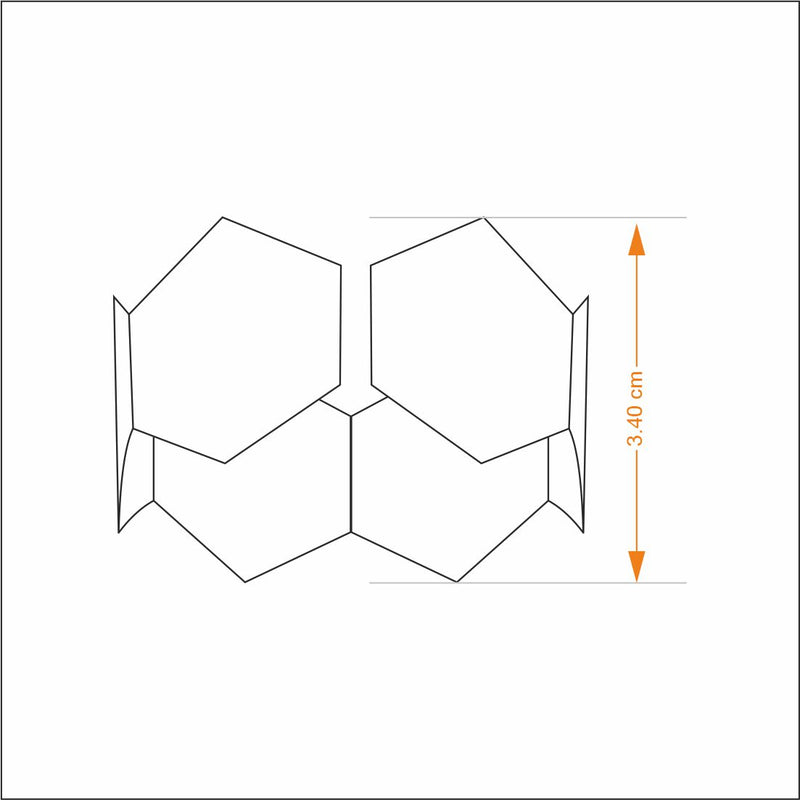 Cuff Hexagon C