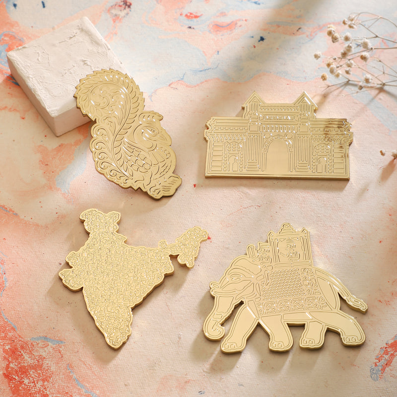 Magnets in Brass Metal - Assorted Designs