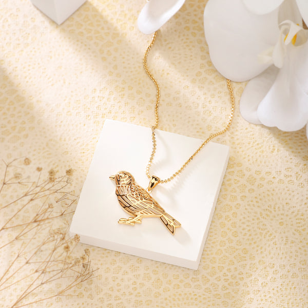 Pendant Sparrow - Goldplated