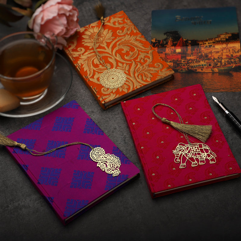 Journal Silk Benares Small