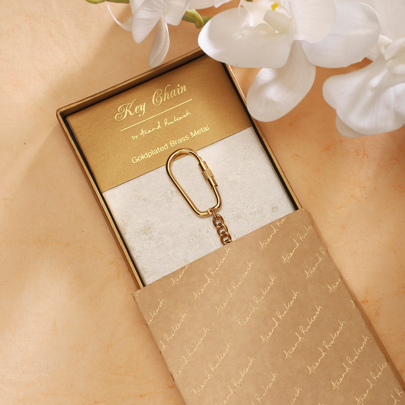 Keychain Taj Mahal - Goldplated