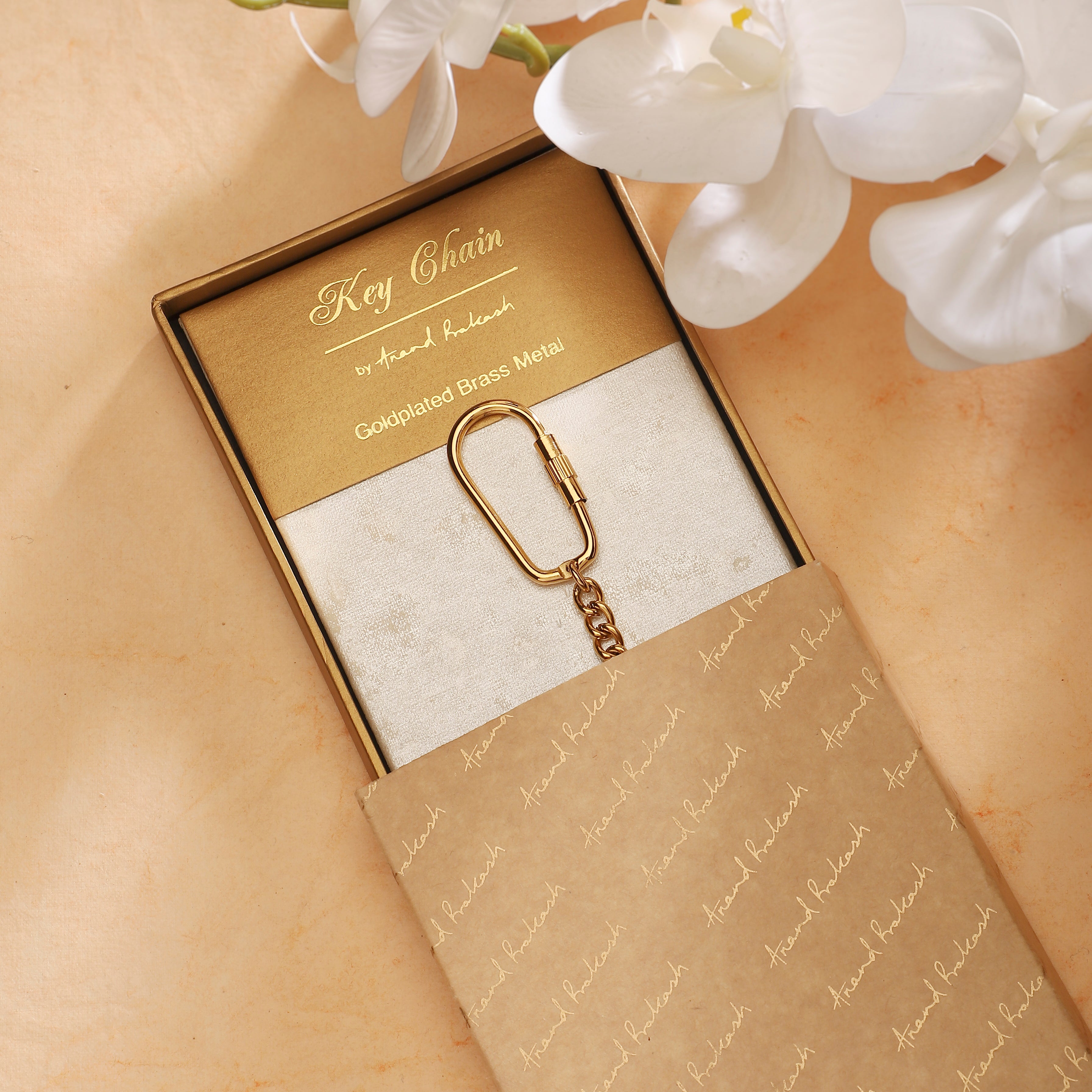 Keychain Half Anna - Goldplated