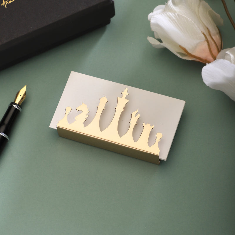 Business Card Holder - Chess Theme