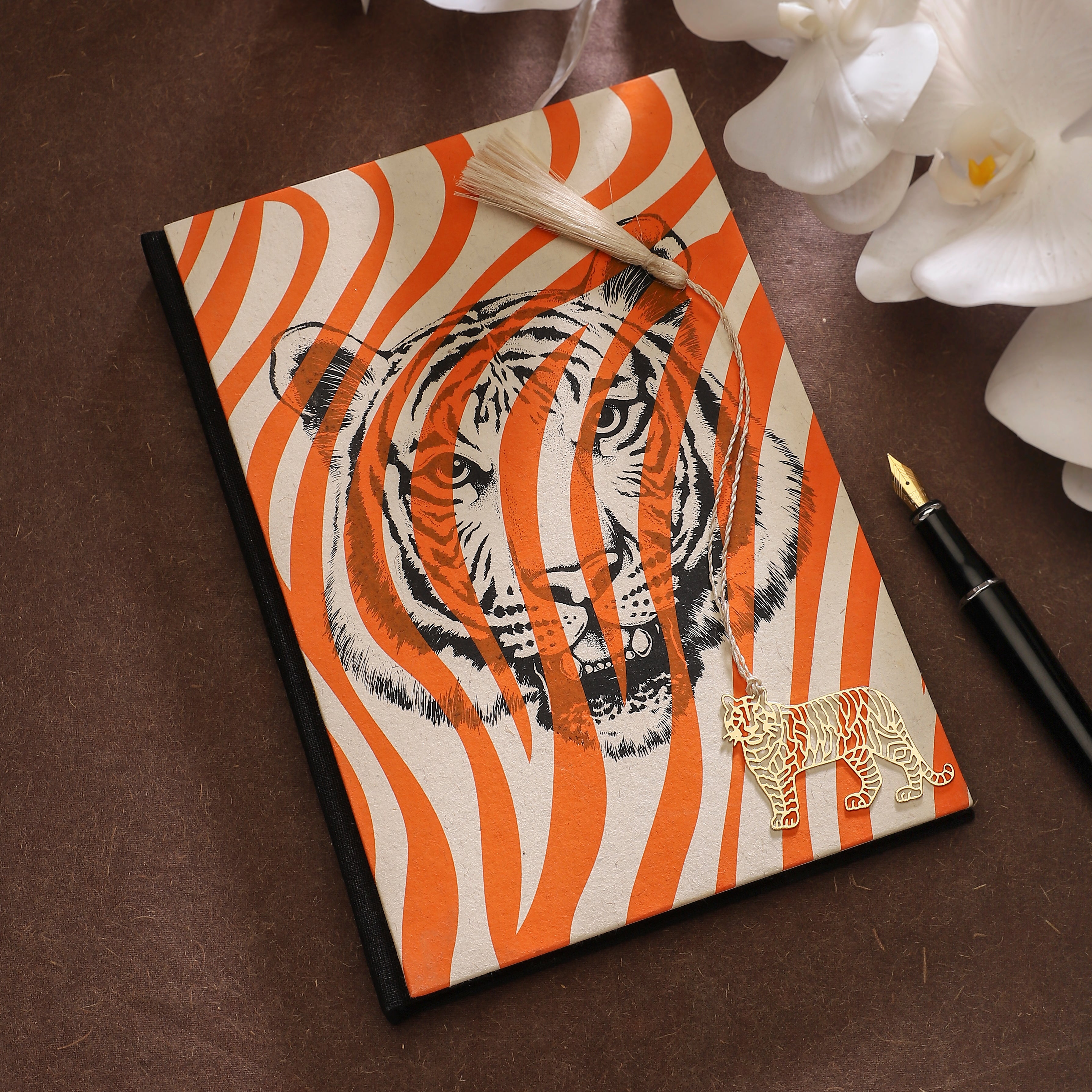 Tiger Stripe Journal - Hardbound