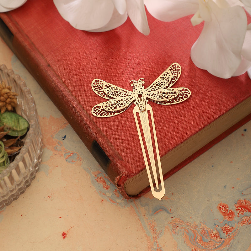 Bookmark Clip Design - Layered Dragonfly